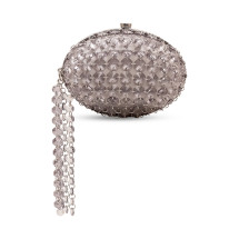 [Self-portrait] Clutch bag FW26 PF26322AGR GREY