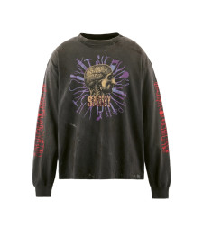 [Saint Mxxxxxx] T-shirts Long Sleeve SS26 0000-026  BLACK