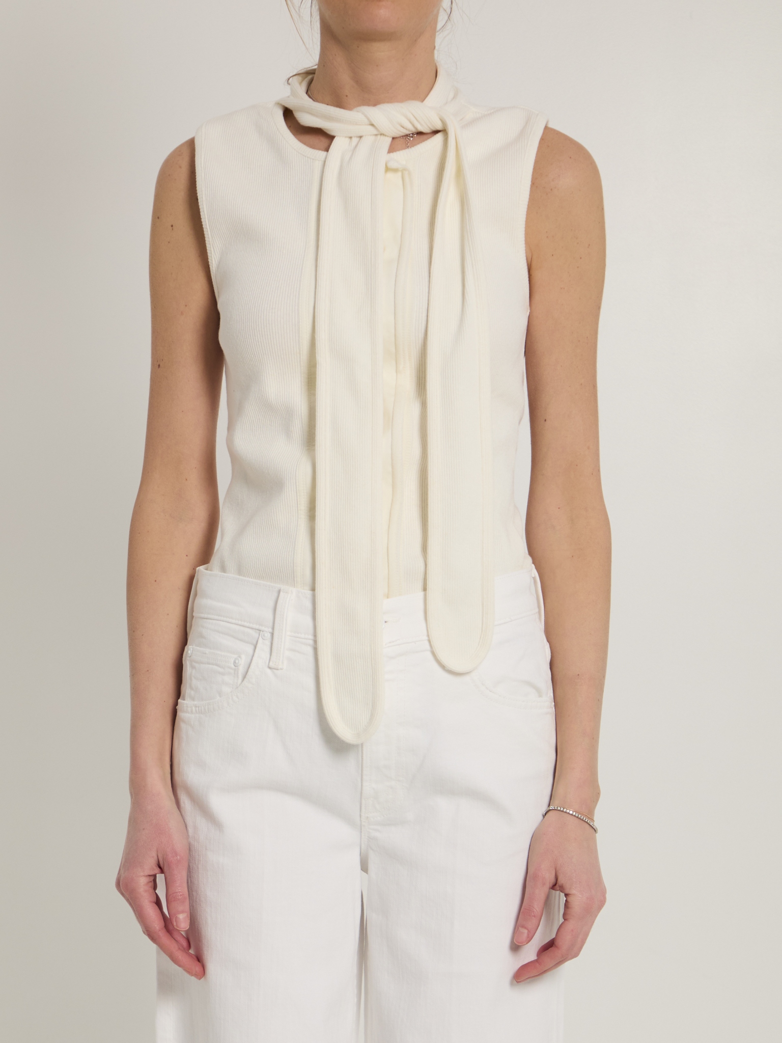 [LEMAIRE] Shirts Sleeveless SS26 TS0004_LJ1030_WH086