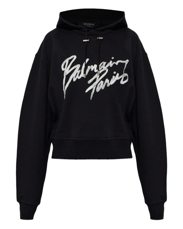 [Balmain] Hoodie SS26 GF1JR030BD41EAB