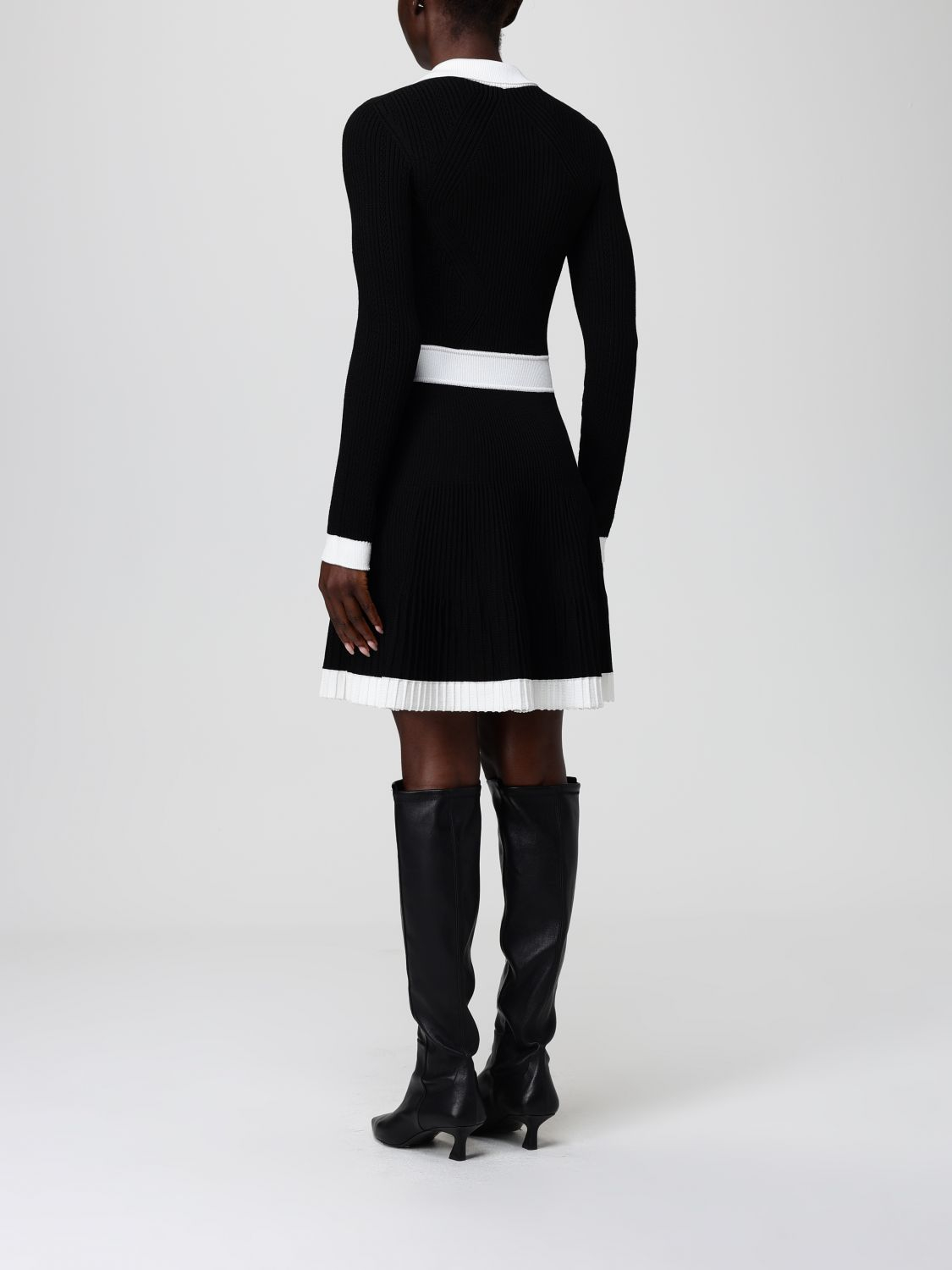 [Balmain] Long sleeve dress FW25 FF1R9858KI64 EAB