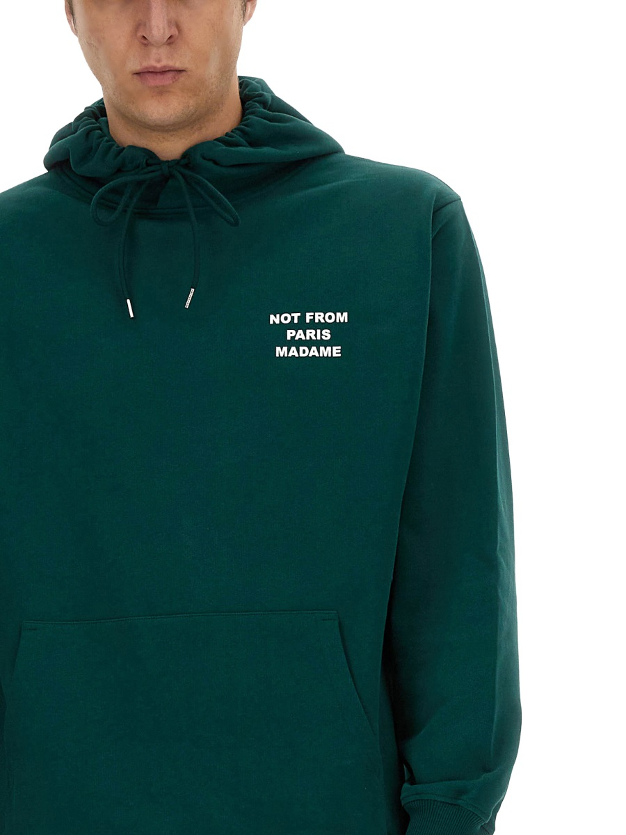 [DROLE DE MONSIEUR] Hoodie SS26 HO162_CO127DARKGREEN