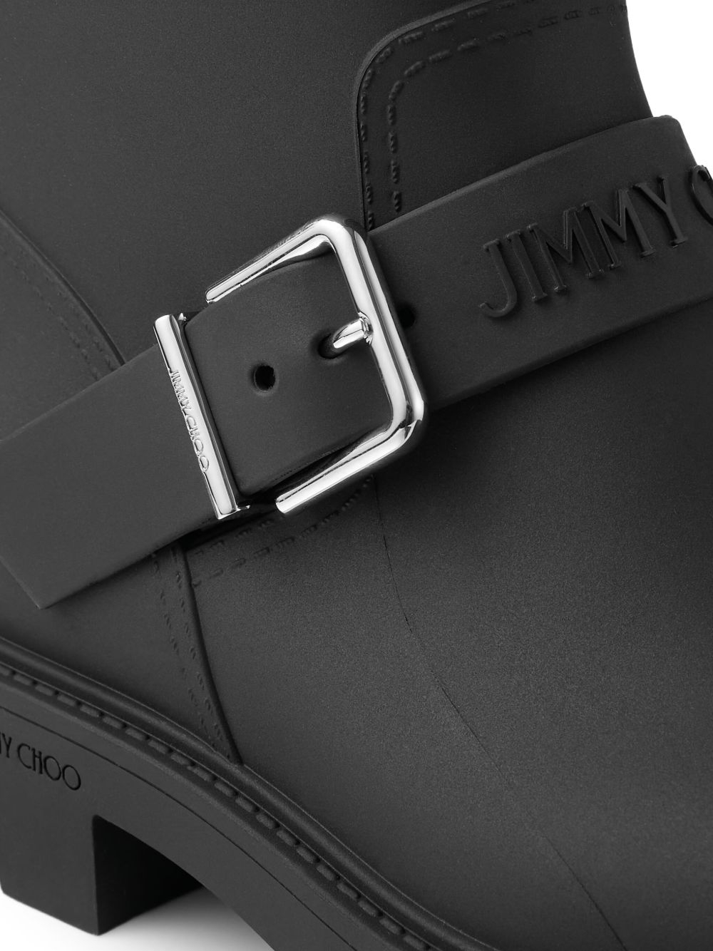 [Jimmy Choo] Ankle Boots SS26 BIKERRAINTPYBLACK