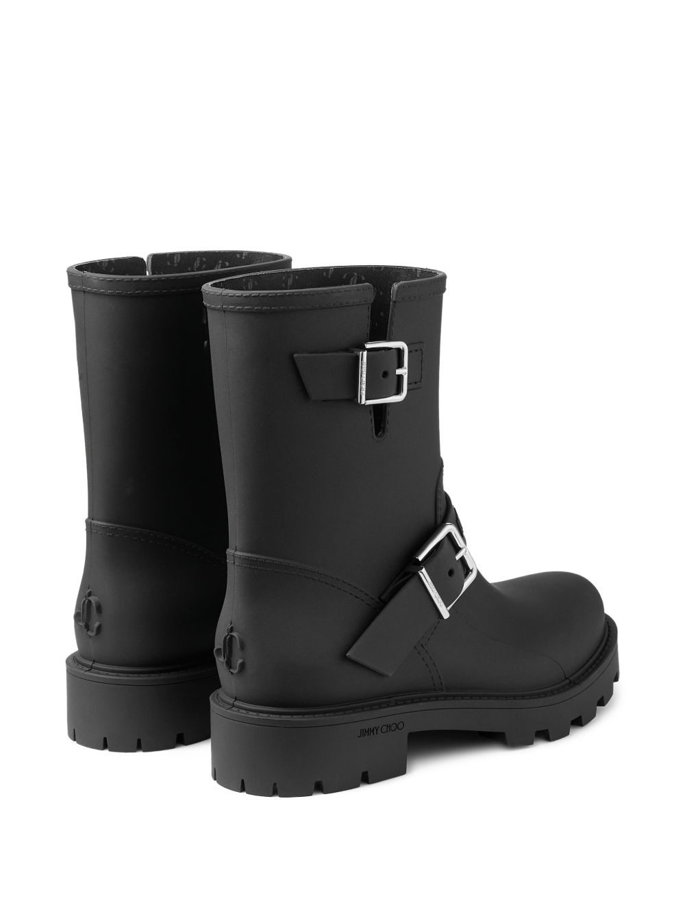 [Jimmy Choo] Ankle Boots SS26 BIKERRAINTPYBLACK
