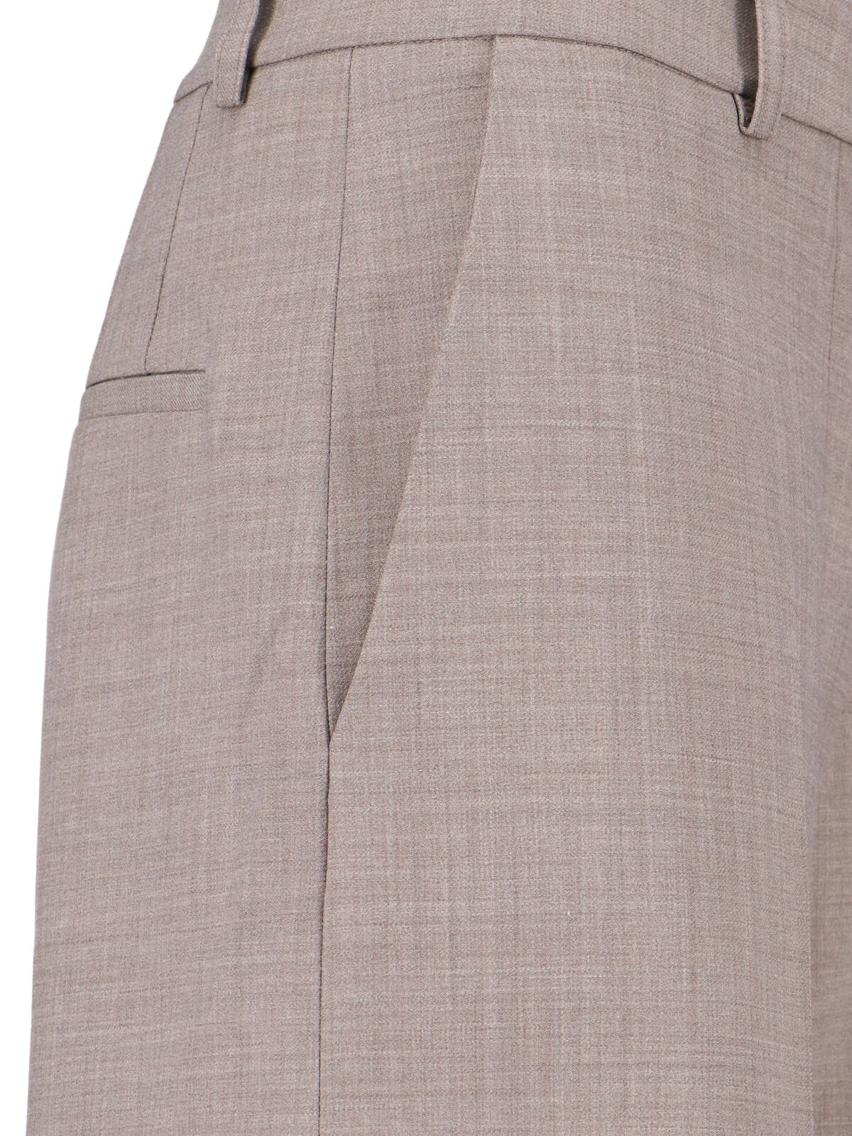 [THE FRANKIE SHOP] Trousers FW25 BRICKELL TROUSERSTAUPE MELANGE