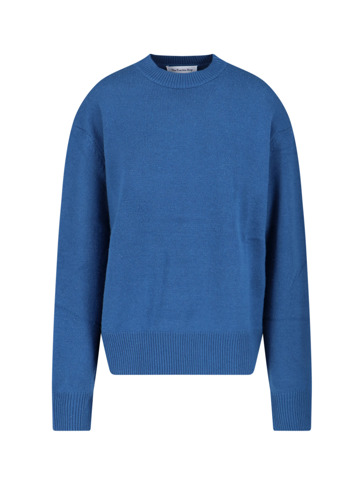 [THE FRANKIE SHOP] Knitwear FW25 RAFAELA PADDED KNIT SWEATERCOBALT