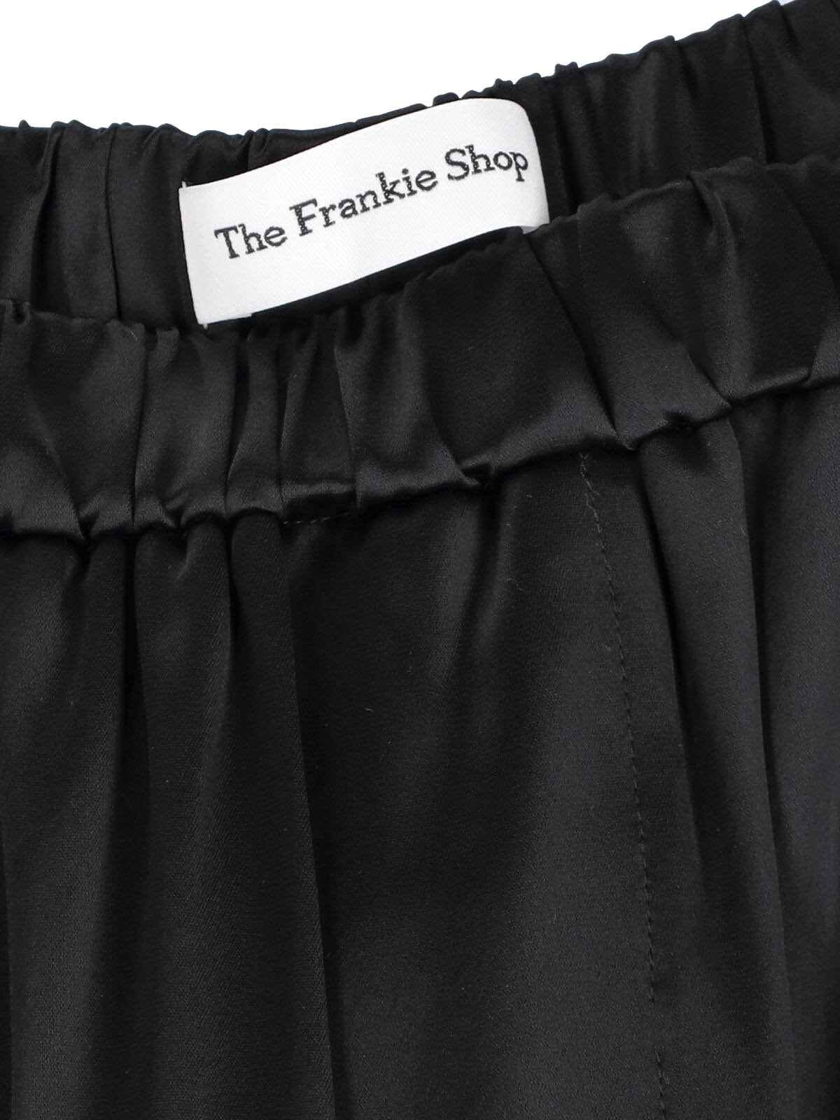 [THE FRANKIE SHOP] Trousers SS26 DELNY SATIN CARGO PANTSBLACK