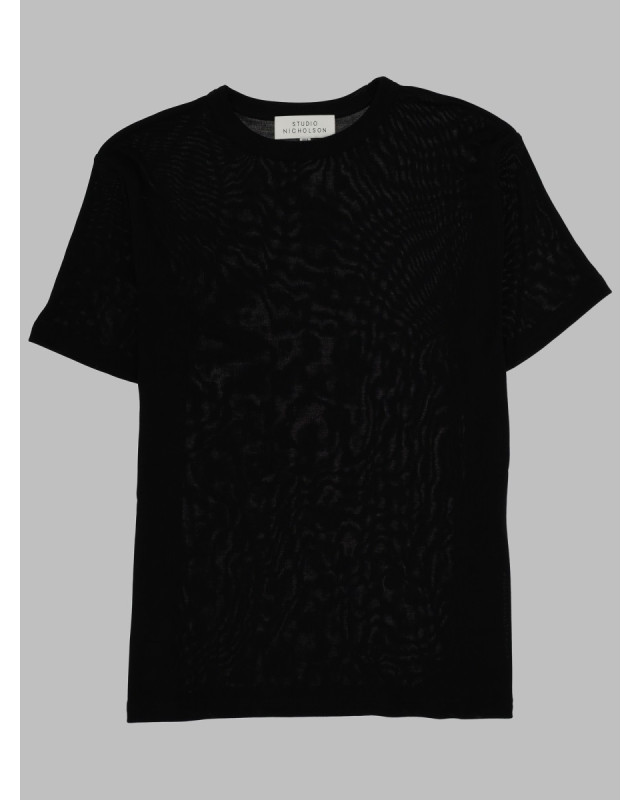 [Studio Nicholson] T-shirts Short Sleeve SS26 RONDSNW-1385_BLACK