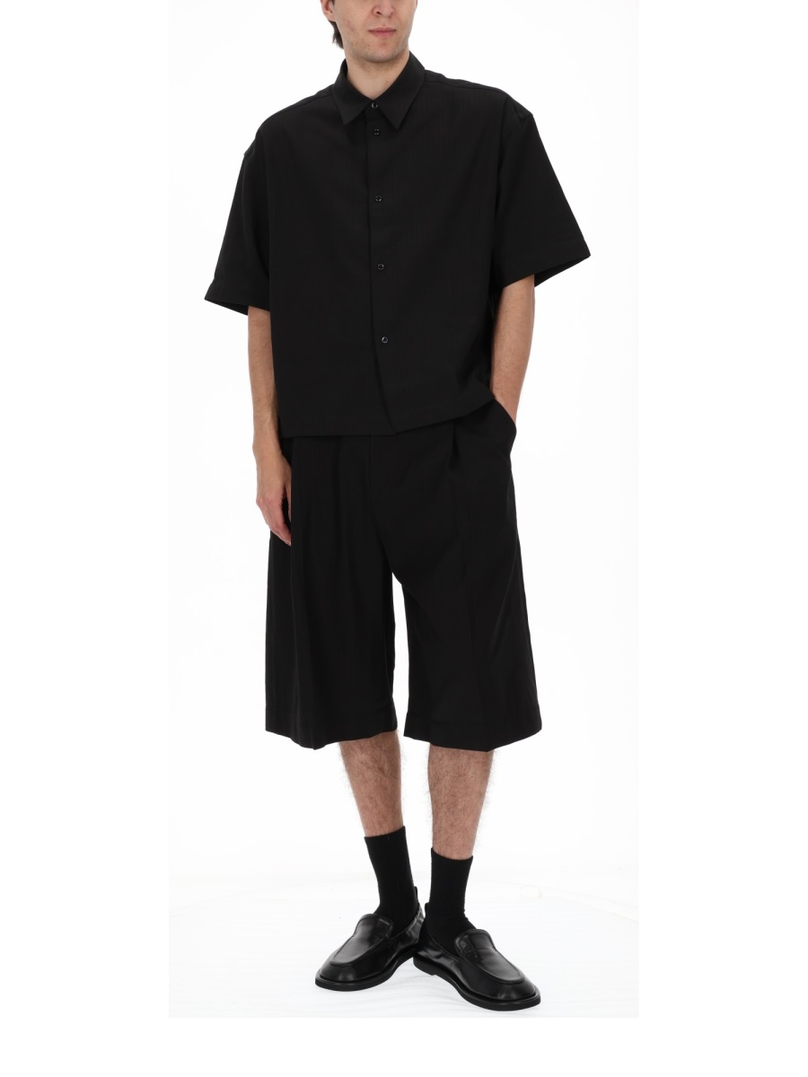 [Studio Nicholson] Shirts Short Sleeve SS26 SANKOSNM-1267_BLACK