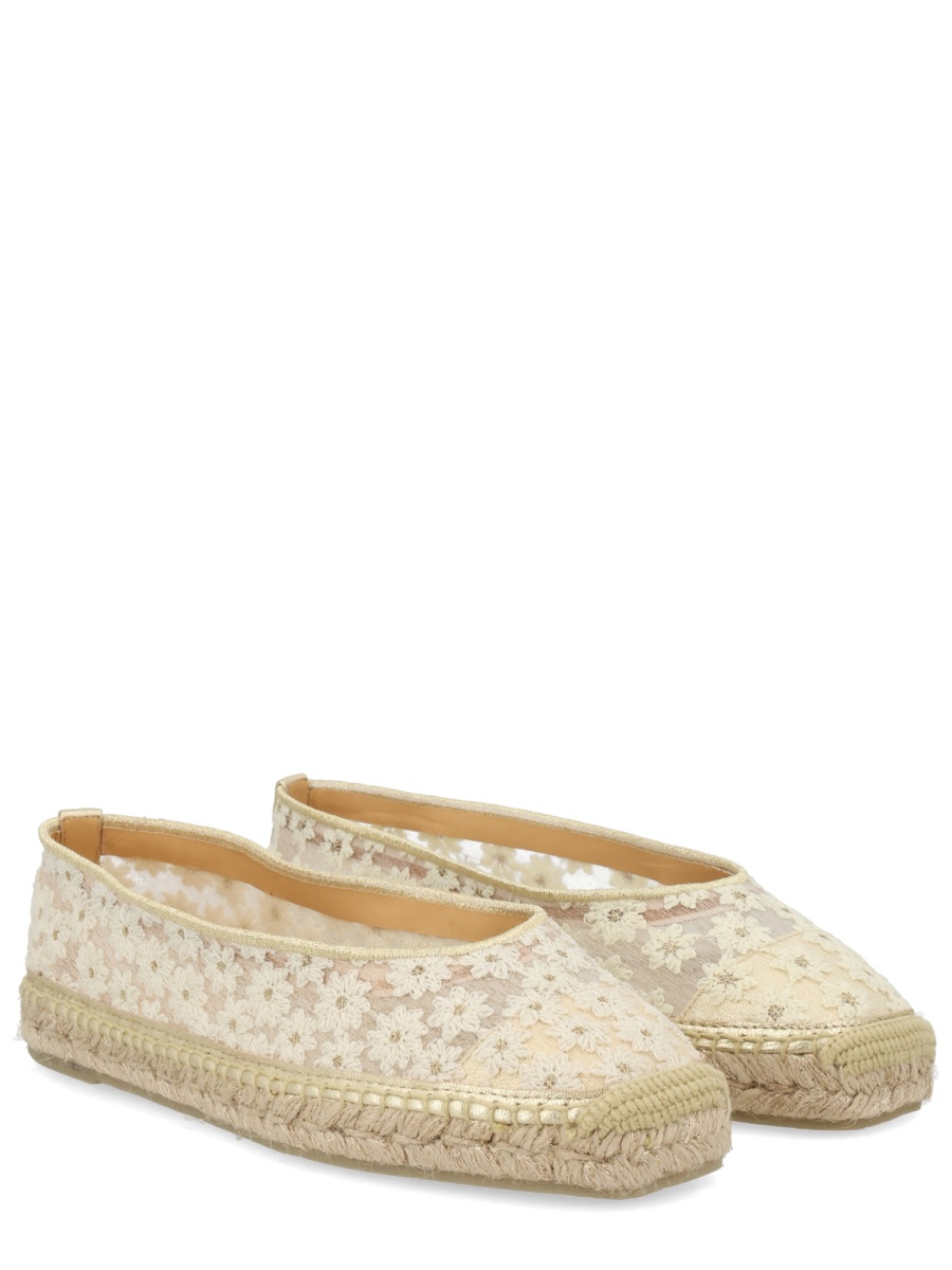 [Castaner] Flat shoes SS26 026167-4078_BLANCO/ORO