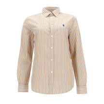[Polo Ralph Lauren] Shirts Long Sleeve SS26 211971514_501CLASSICCAMEL/WHITE