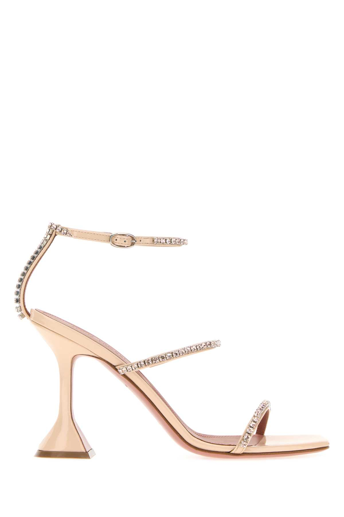 [Amina Muaddi] Sandals FW26 GILDASANDAL95 CHAMPAGNE