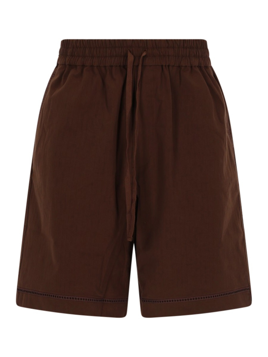 [DROLE DE MONSIEUR] Shorts SS26 BS178_CO278BROWN