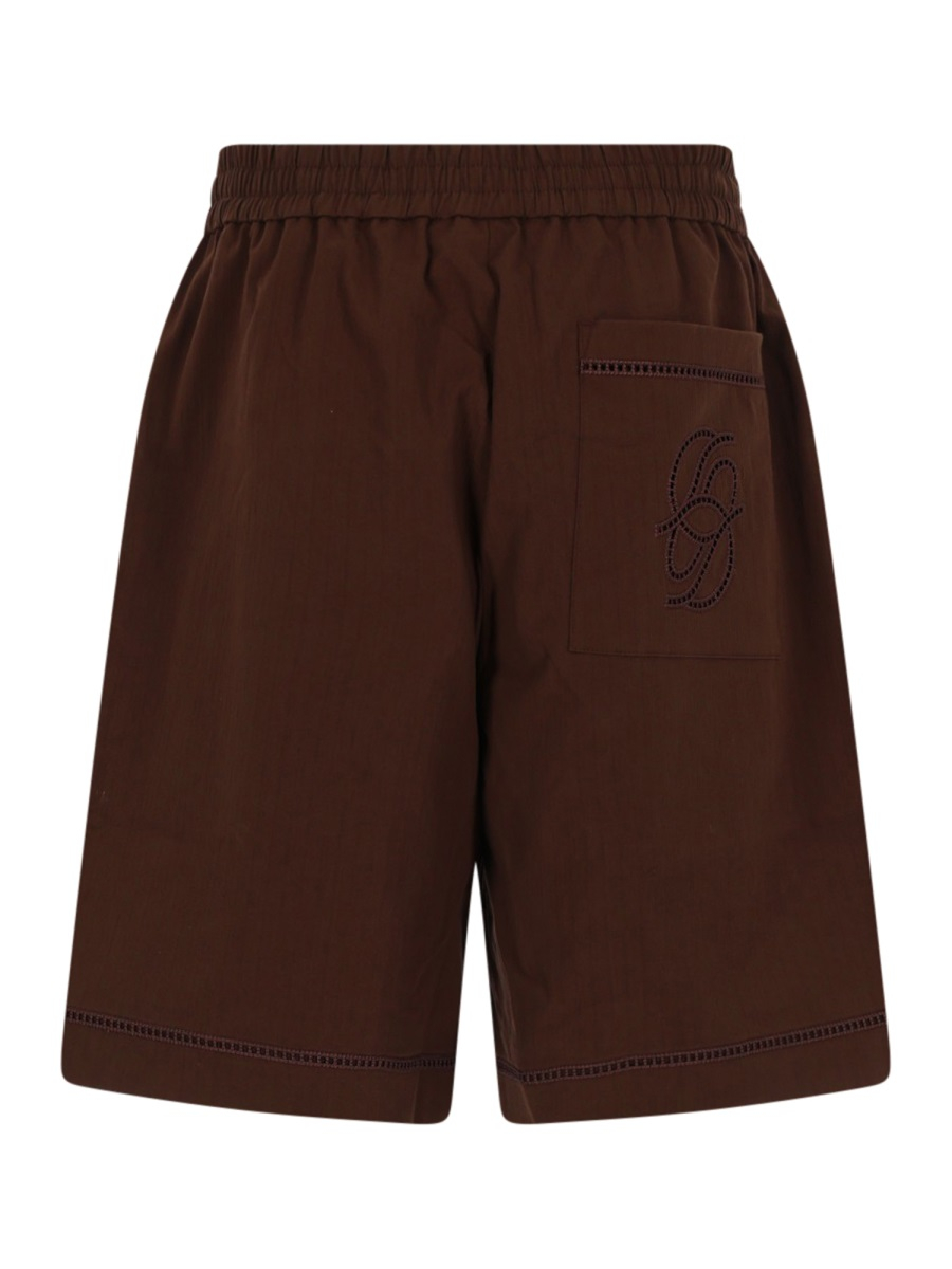 [DROLE DE MONSIEUR] Shorts SS26 BS178_CO278BROWN