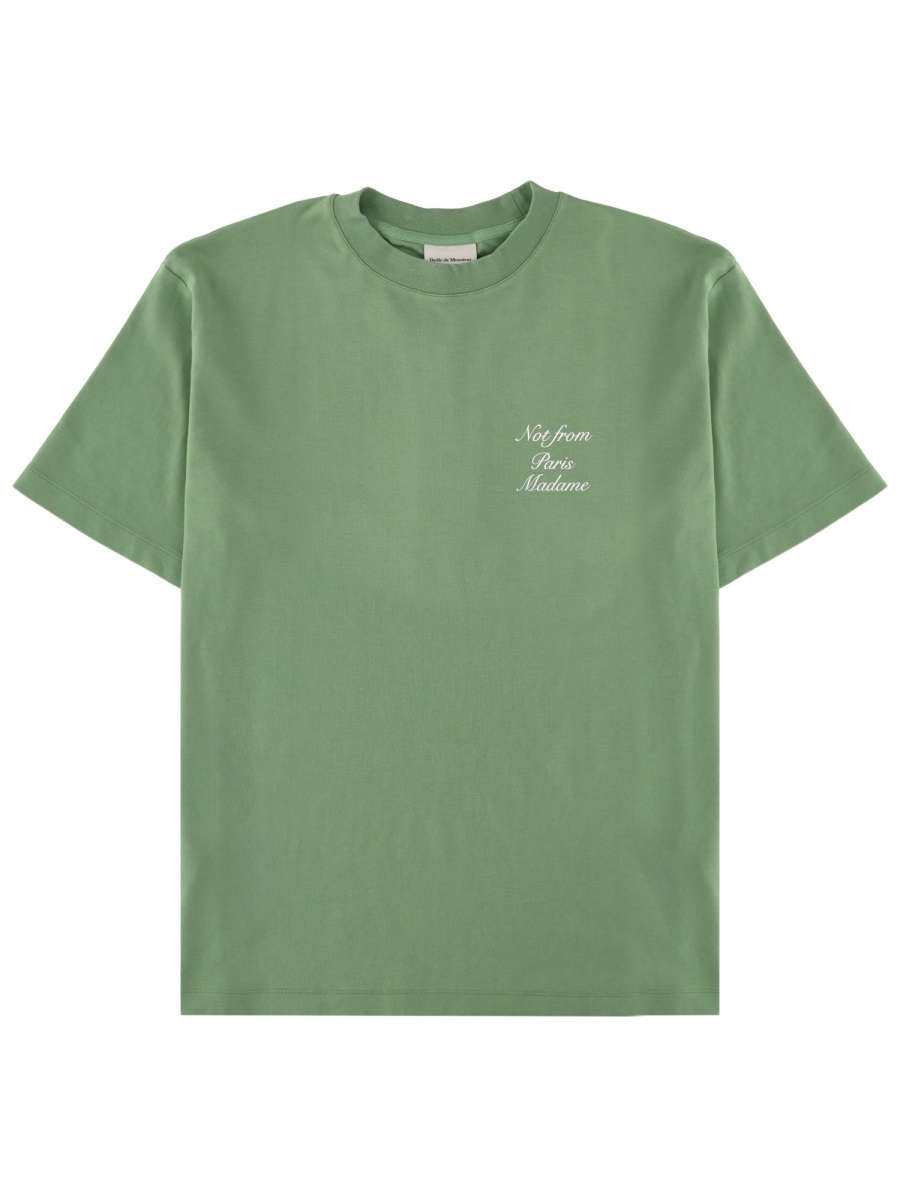 [DROLE DE MONSIEUR] T-shirts Short Sleeve SS26 TS209_CO002LIGHTGREEN