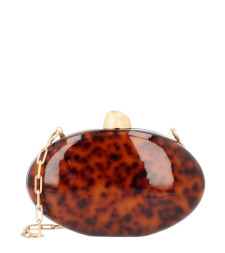 [Cult Gaia] Clutch bag SS26 CL3669AC3424_CARAMELTORTOISE
