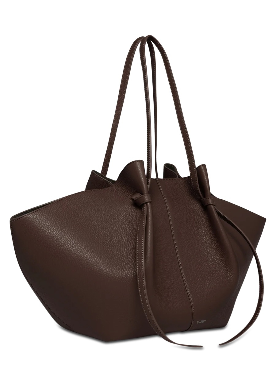 [YUZEFI] Shoulder bag SS26 LARGE-MOCHI-PEBBLE_ESPRESSO
