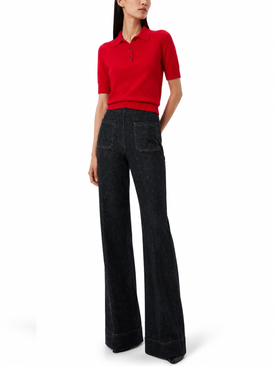 [VICTORIA BECKHAM] Jeans SS26 1126DJE007252A_INDIGO/WHITE