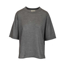 [LouLou De Saison] T-shirts Short Sleeve SS26 NALA 01ANTHRACITE MELANGE