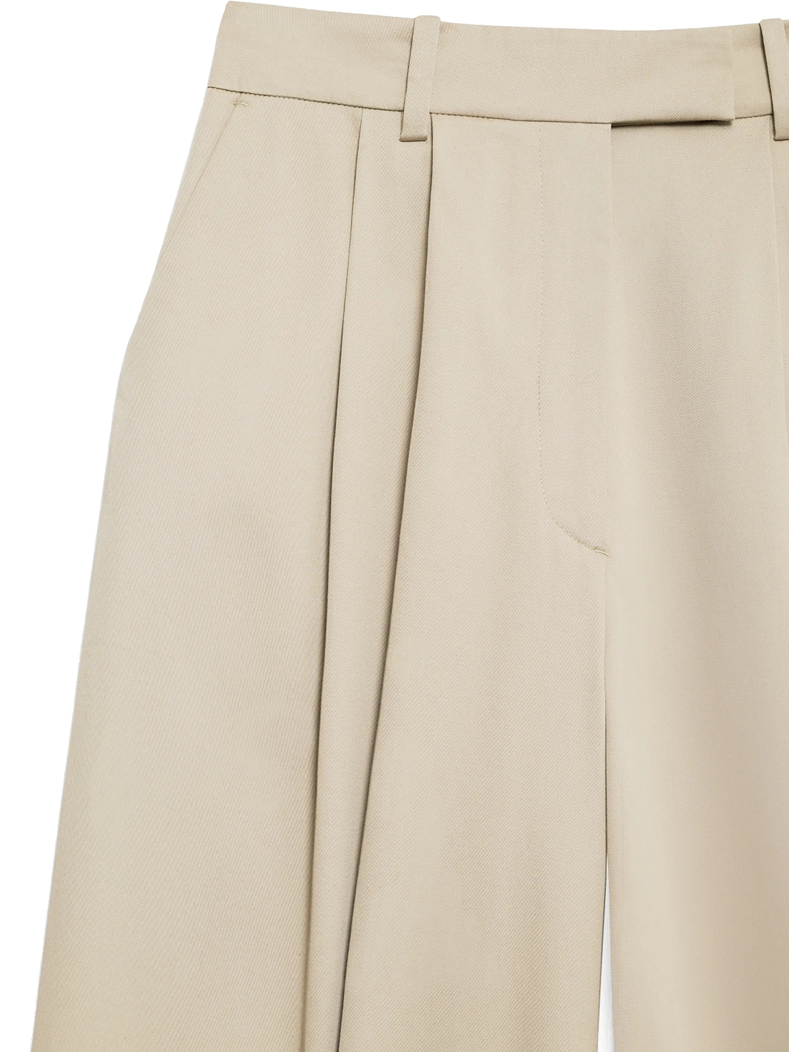 [Anine Bing] Trousers SS26 A0311798BGI1BEIGE