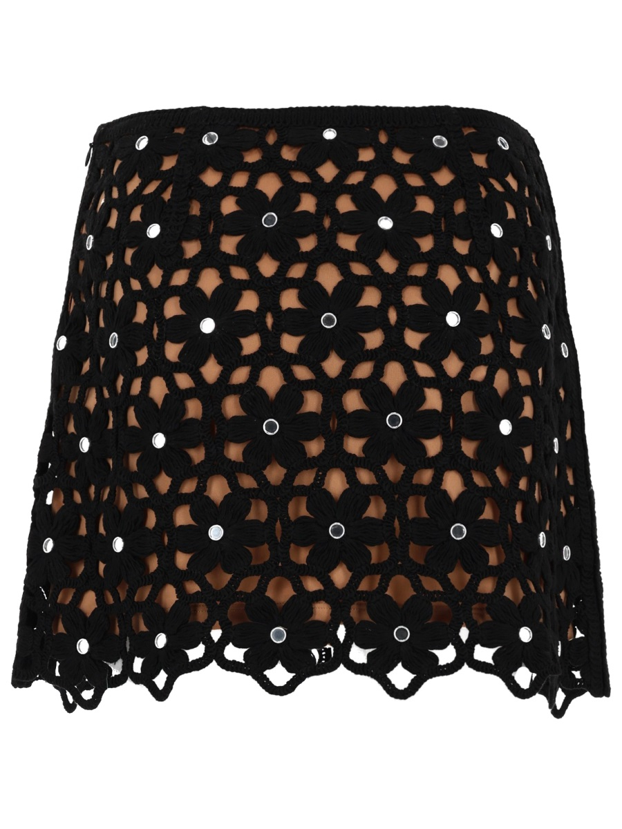 [MICHAEL BY MICHAEL KORS] Mini skirt SS26 MS670M4KNE_001BLACK