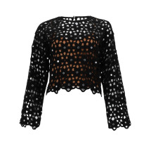 [MICHAEL BY MICHAEL KORS] Blouse SS26 MS651ZMKNE_001BLACK