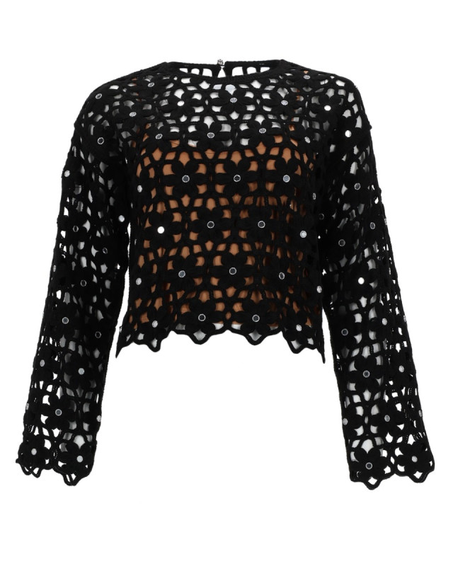 [MICHAEL BY MICHAEL KORS] Blouse SS26 MS651ZMKNE_001BLACK