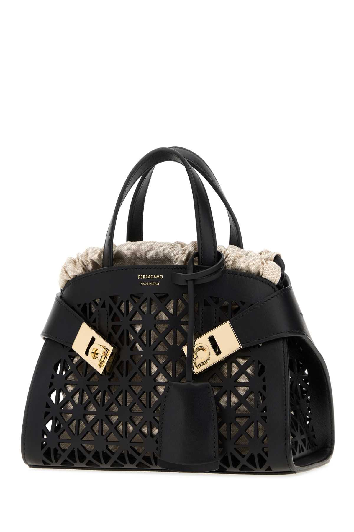 [Salvatore Ferragamo] Tote bag FW26 21A696793431 NERONATURALE