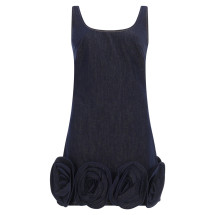 [Self-portrait] Sleeveless dress SS26 RS26-821S-BL_BLUE
