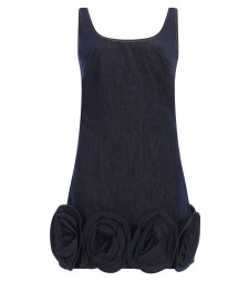 [Self-portrait] Sleeveless dress SS26 RS26-821S-BL_BLUE