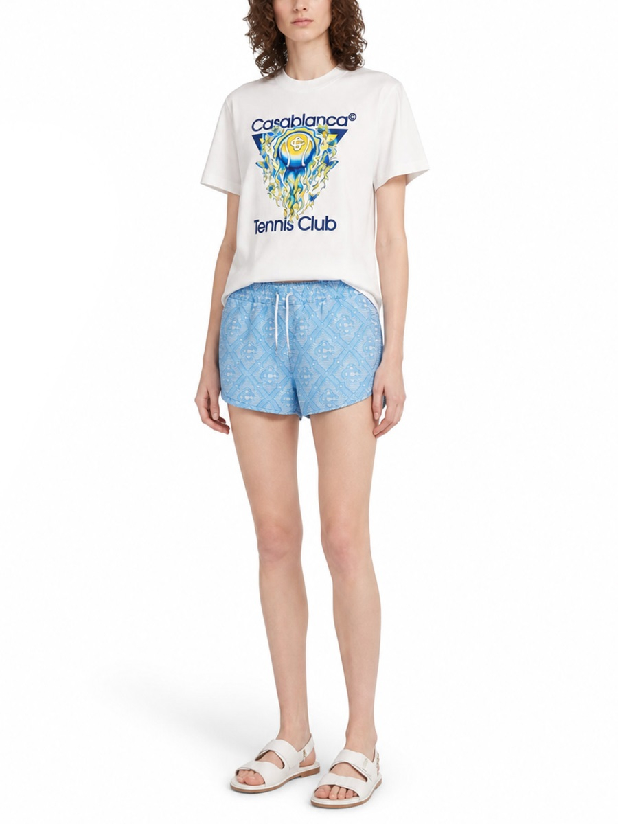 [Casablanca] T-shirts Short Sleeve SS26 W-SP26-JTS-046_02TENNISCLUBICON
