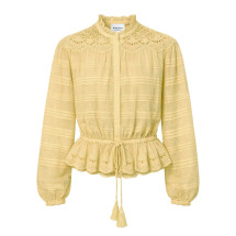 [Marant Etoile] Shirts Long Sleeve SS26 HT0767FA_D1J05E10LC