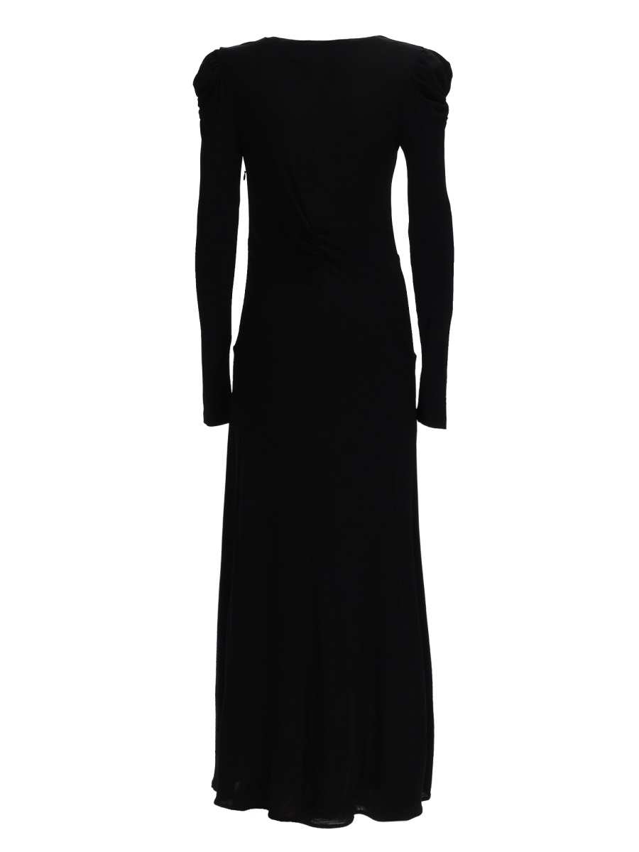 [Isabel Marant] Long sleeve dress SS26 RO1040FA_D1K02I01BK