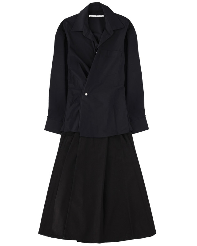 [ALEXANDER WANG] Long sleeve dress SS26 1WC1266938_001