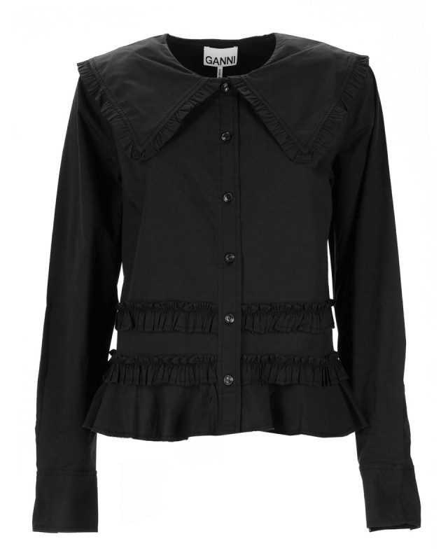 [GANNI] Shirts Long Sleeve SS26 A1040096_099