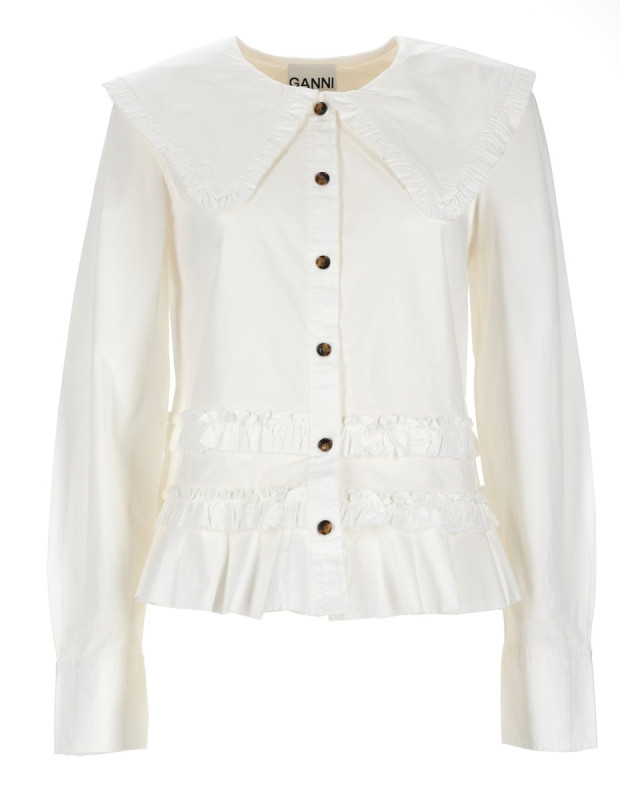 [GANNI] Blouse SS26 A1040096_ZZ8