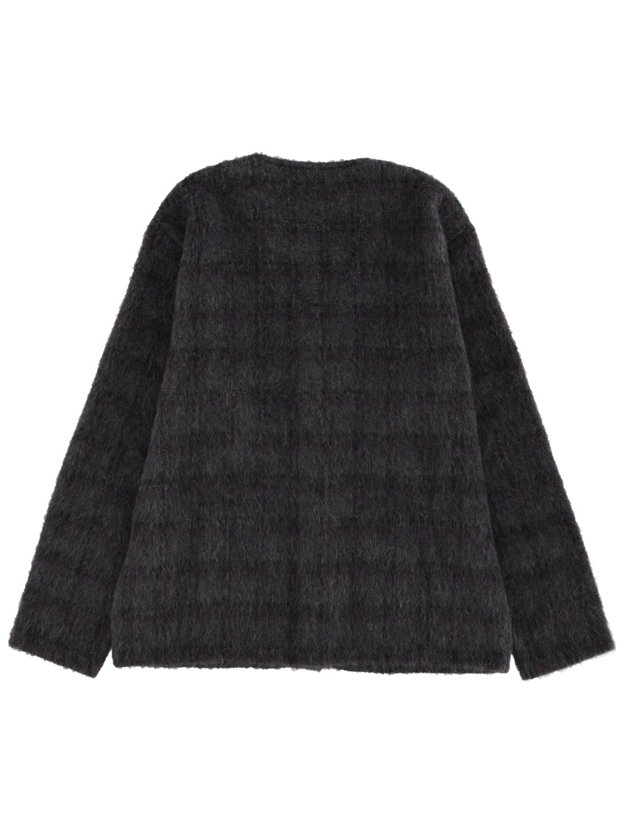 [Our Legacy] Knitwear SS26 M2263CF_FUZZEDPLUMCHECKHAIRYWOOL