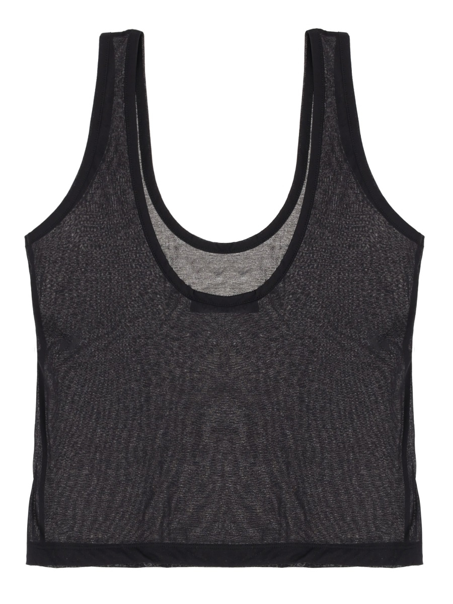 [Our Legacy] Tank top SS26 W4256BB_BLACKSTOCKINGJERSEY