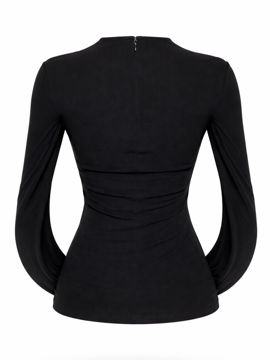 [ALEXANDER WANG] Shirts Long Sleeve SS26 1CC1261201_001