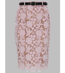 [Self-portrait] Long skirt SS26 SS26-182MSK-P_PINK