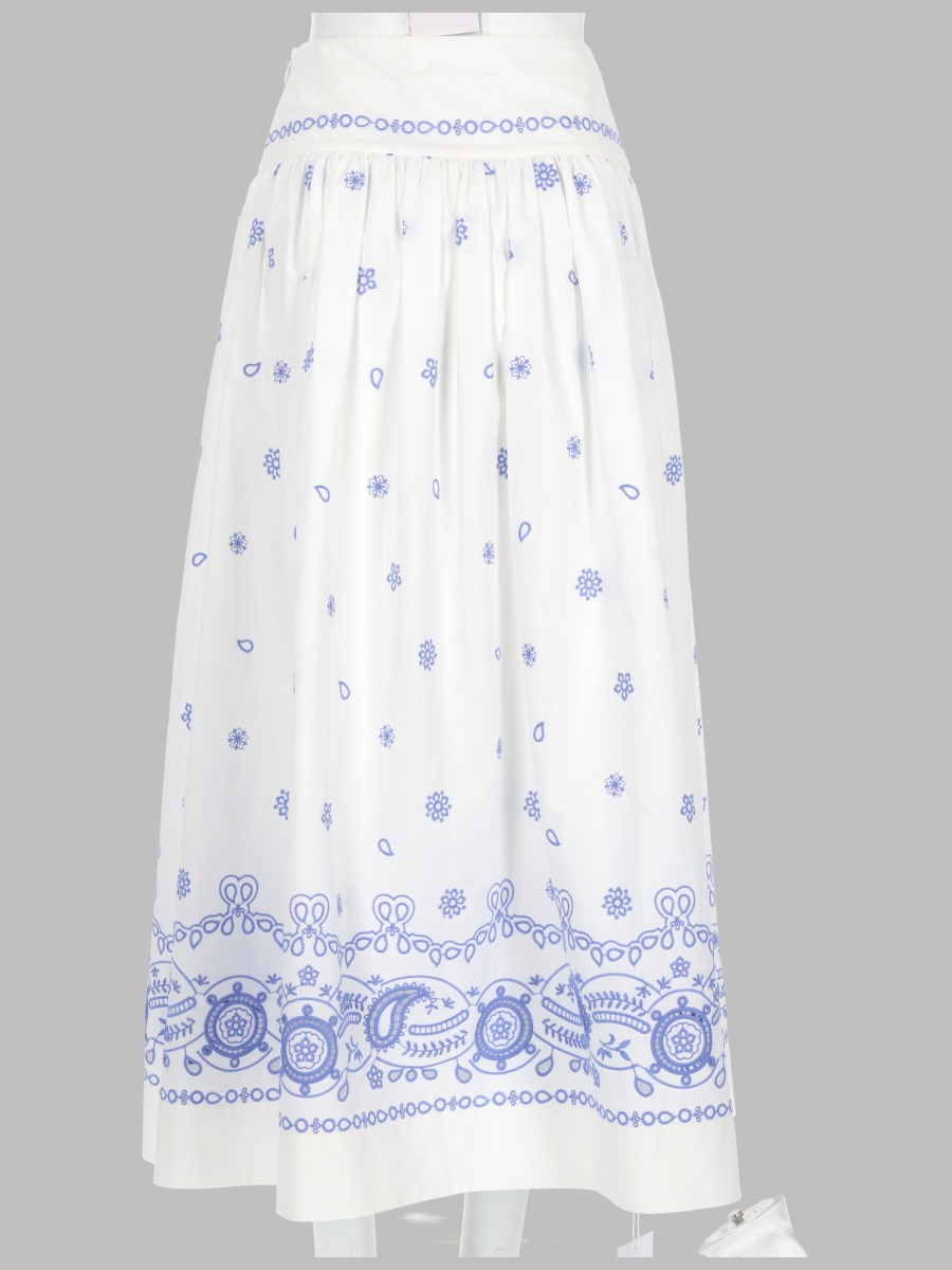 [Self-portrait] Long skirt SS26 AC26-008MSK-W_WHITE