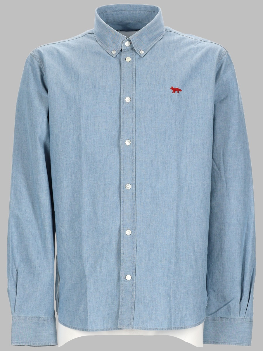 [MAISON KITSUNE] Shirts Long Sleeve SS26 QM00426WC5006_0434