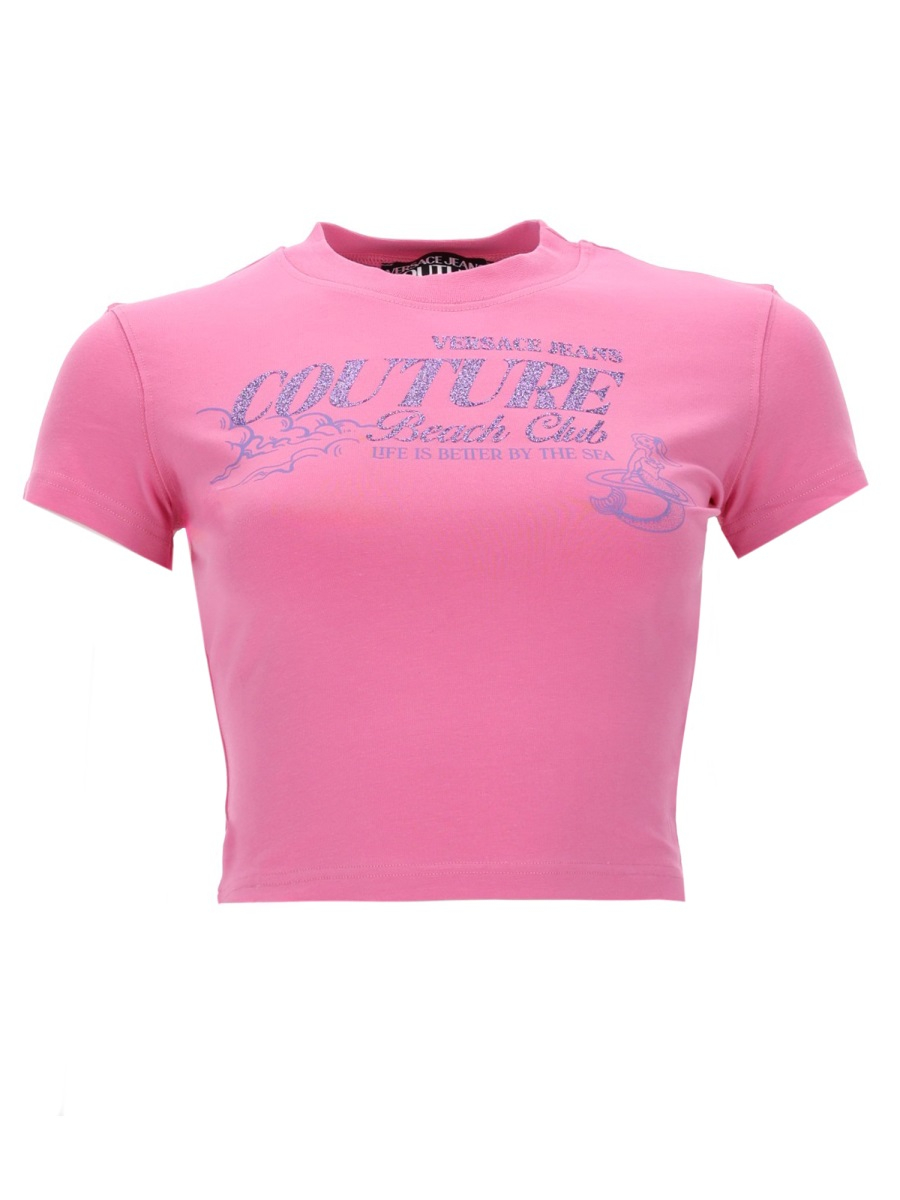 [VERSACE JEANS COUTURE] T-shirts Short Sleeve SS26 80HAHT06_CJ03T499