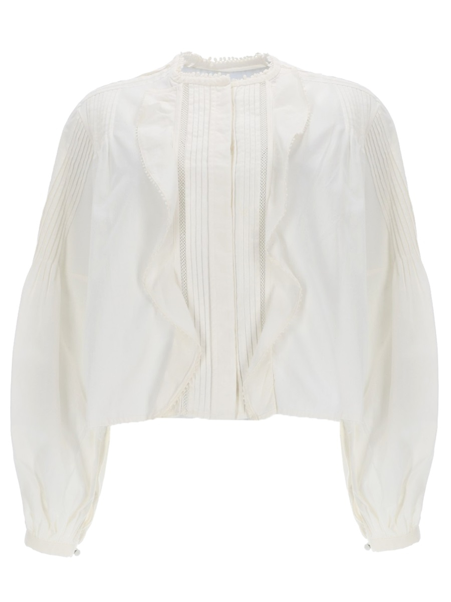 [Isabel Marant] Shirts Long Sleeve SS26 CH0308FA_D1I02I20WH