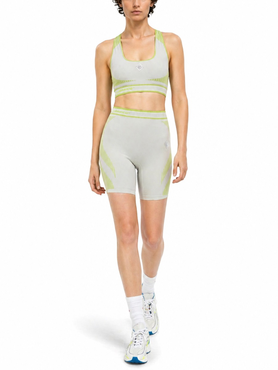 [Casablanca] Shorts SS26 W-SP26-ACT-059_01GREY/LIME