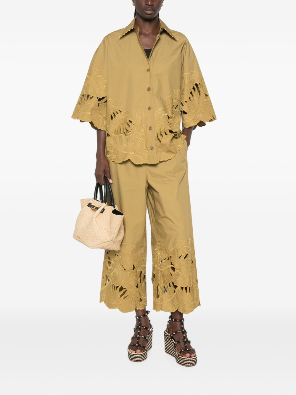 [Zimmermann] Shirts Short Sleeve FW26 7543TSS263MOSS