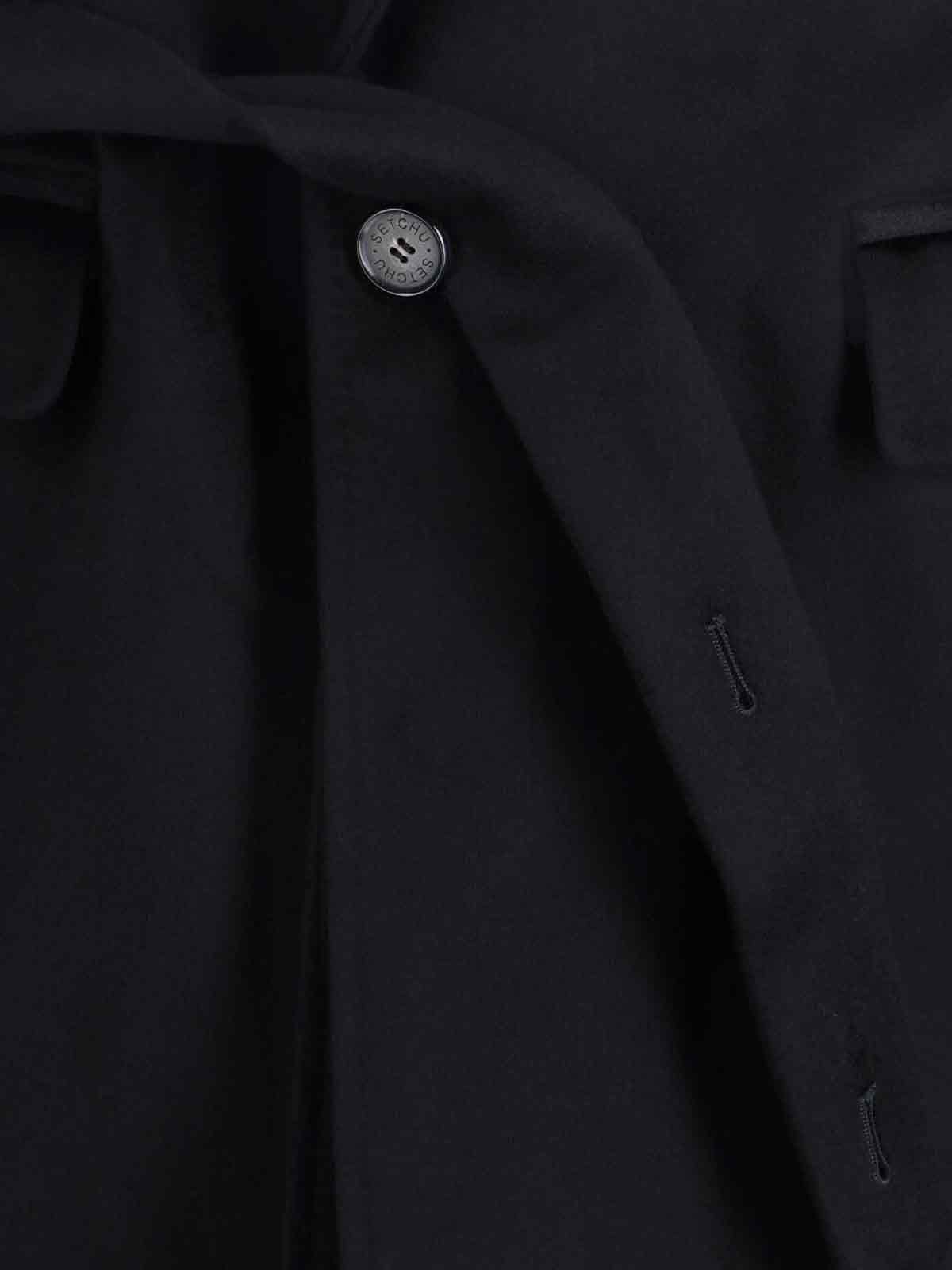 [SETCHU] Casual Jacket FW25 U252C029W014BLACK