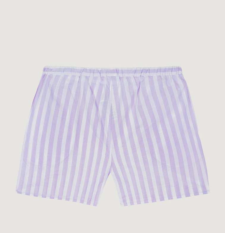 [MAISON LABICHE] Shorts SS26 ZWVERMENOUSEERSEER PINK STRIPES