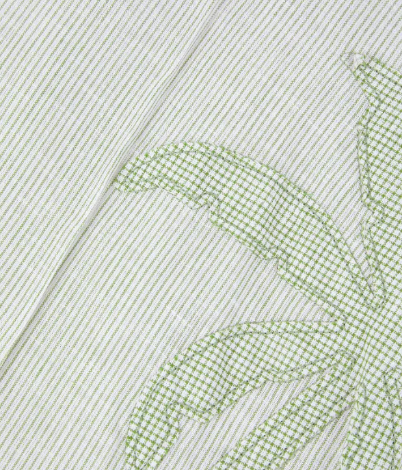 [MAISON LABICHE] Shorts SS26 ZWBEUDANTPALMLINEN PATCH OLIVE