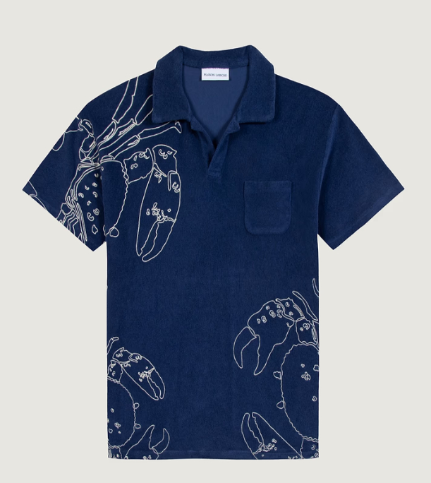 [MAISON LABICHE] T-shirts Short Sleeve SS26 ZMMONCLARLOBSTULTRAMARINE